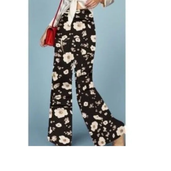Reformation Pants - Reformation rare floral straight leg pants NWT